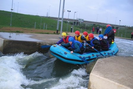 Fundraising at Nene Whitewater rafting c