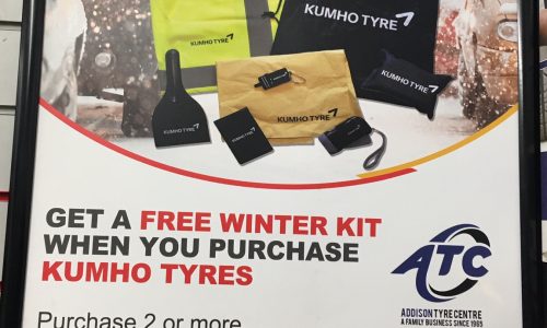 Kumho free winter kit while stocks last 