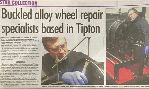 Buckled Alloy Wheel Repairs at Addison T