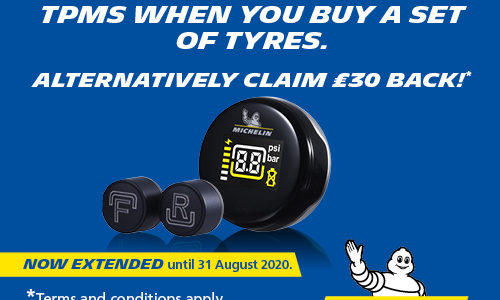 Claim Free TPMS system or £30 cash back