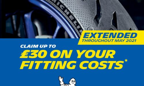 Save £30 with Michelin motorcycle tyres