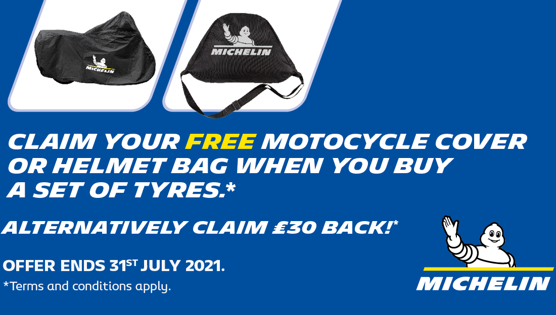 Michelin Motorcycle tyres promotion, cla