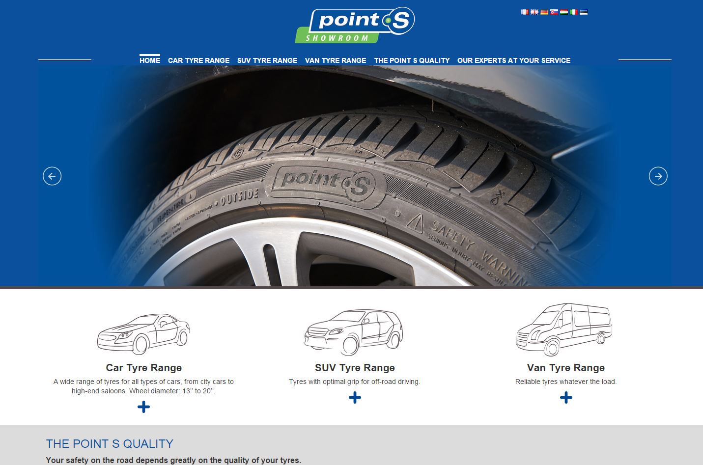 Special Offers on New Point S Tyres, Pre