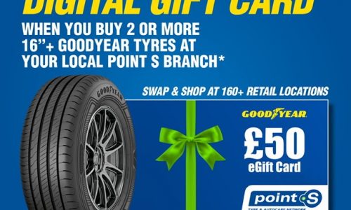 Buy 2 or more Goodyear tyres and receive