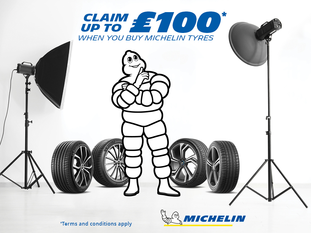 Buy Michelin tyres and get up to £100 c