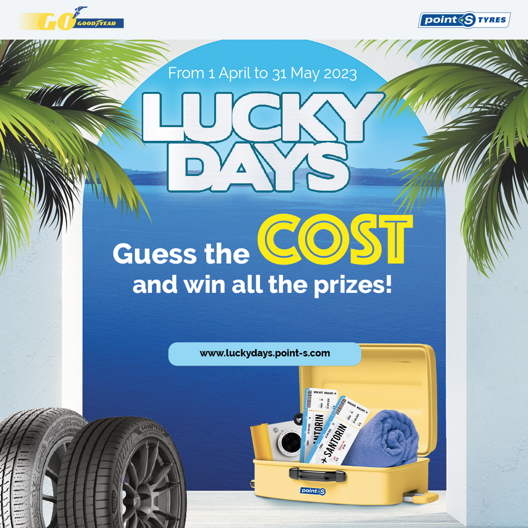 Buy Goodyear or Point S tyres and you co